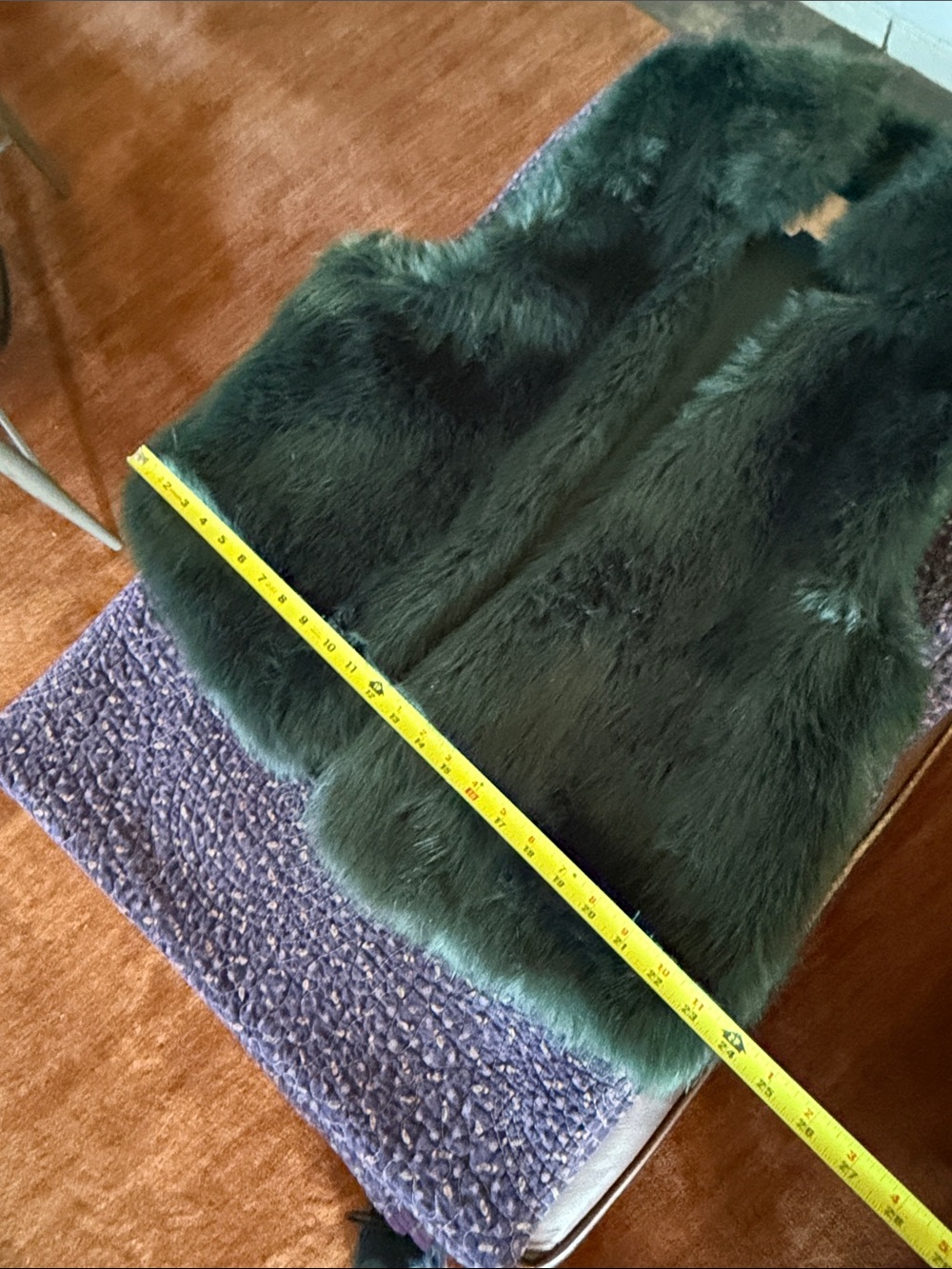 Gibson Latimer Deep Green Faux Fur Teddy Jacket XL - Picture 16 of 16